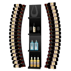 Blue Grouse THE WINE BAR CURVED VINdustry Wine Wall