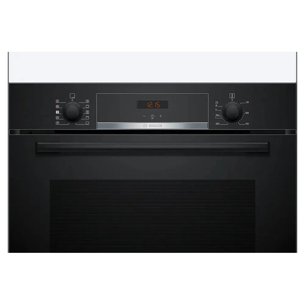 Bosch 71L Built-In Electric Single Oven - Black | HQA534BB3B