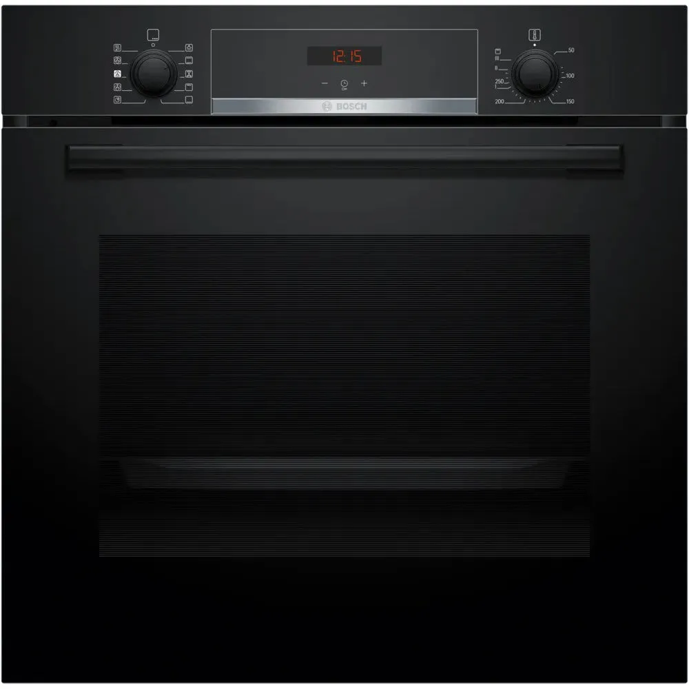 Bosch 71L Built-In Electric Single Oven - Black | HQA534BB3B