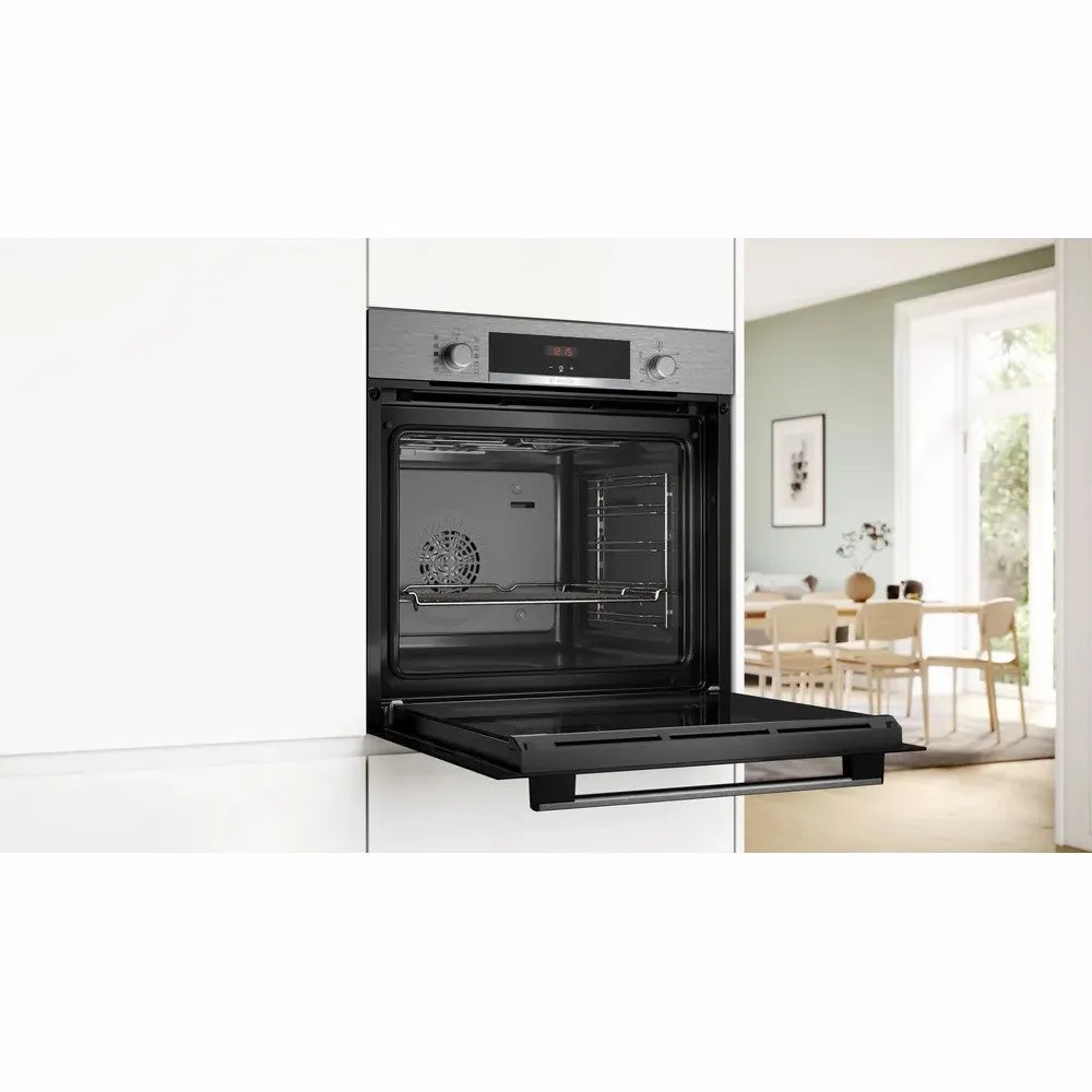 Bosch 71L Built-In Electric Single Oven - Stainless Steel | HQA534BS3B