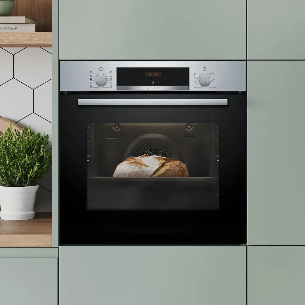 Bosch 71L Built-In Electric Single Oven - Stainless Steel | HQA534BS3B