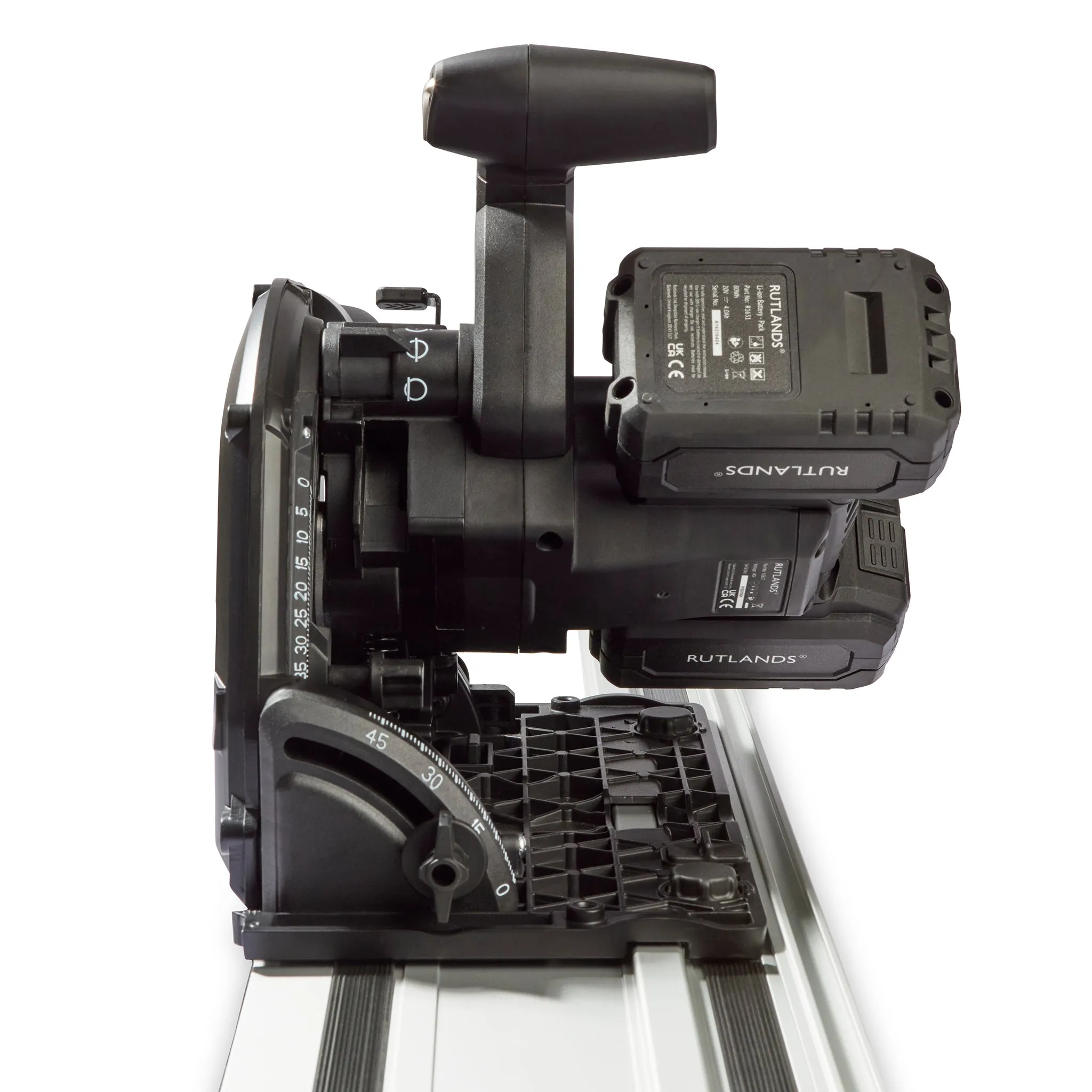 Brushless Cordless 40V Plunge Saw with 1.4m Guide Rail