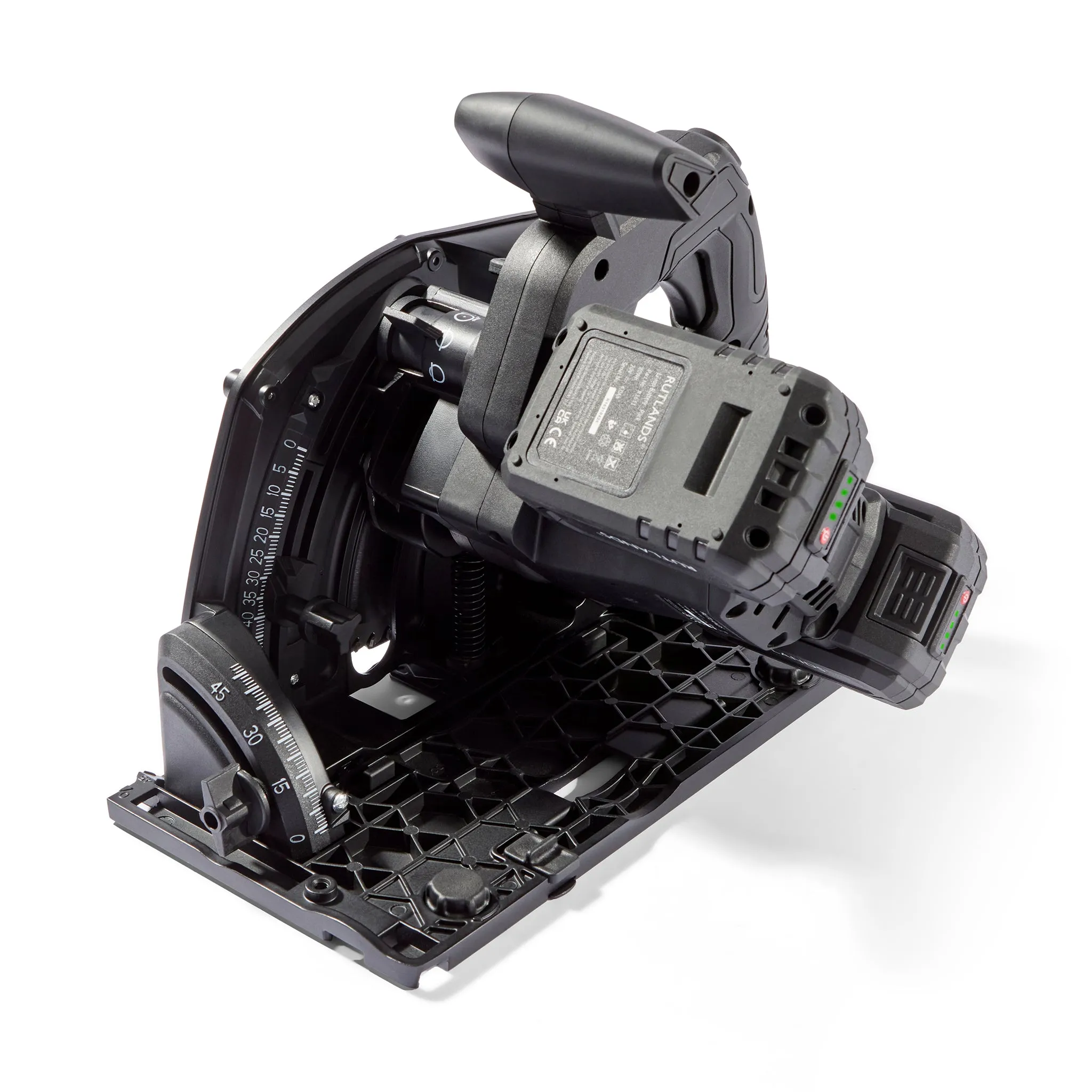 Brushless Cordless 40V Plunge Saw with 2 x 1.4m Guide Rails