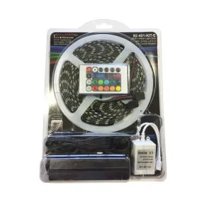 Calrad 5 Meter RGB 300 LED Light Strip Kit