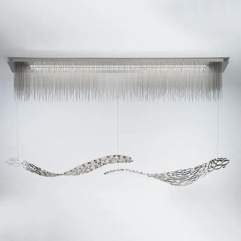 Canning Double Long Chandelier - 8145