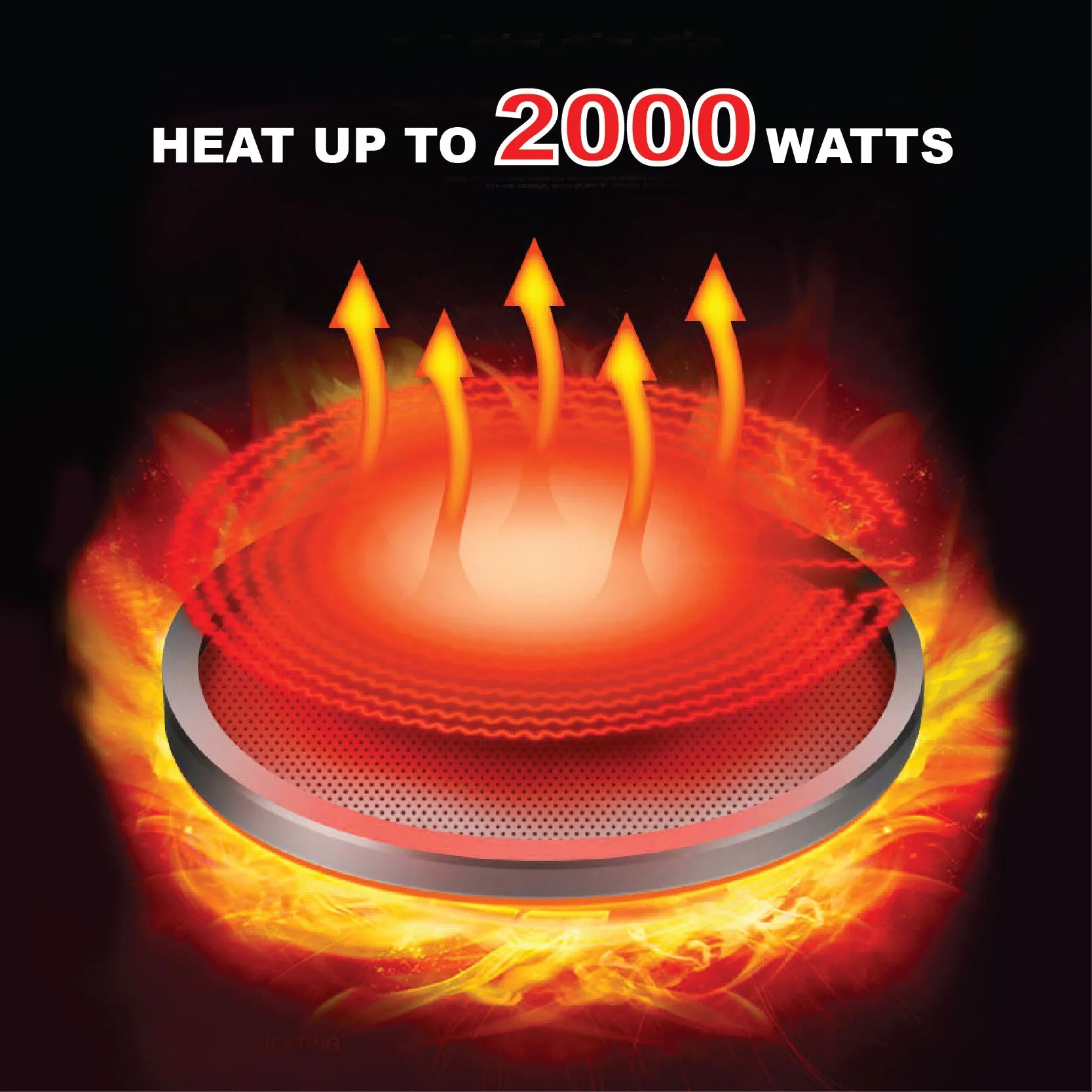 Ceramic Cooker Steamboat (Any Pot) 2000 Watts (PPIC832)