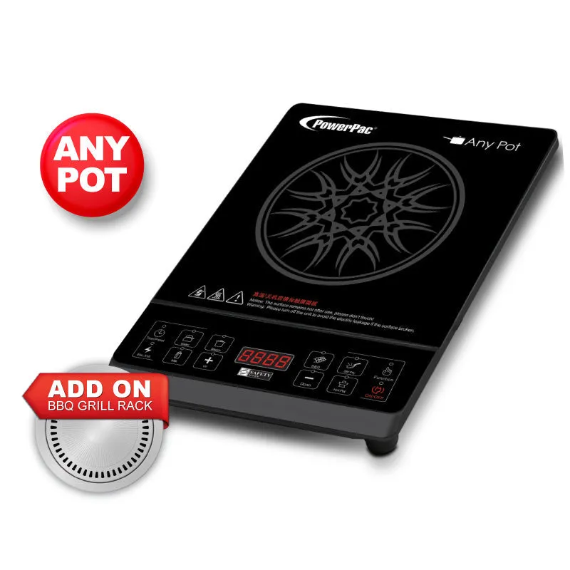 Ceramic Cooker Steamboat (Any Pot), BBQ Grill 2000 Watts (PPIC832 BBQ Plate)