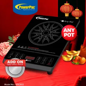 Ceramic Cooker Steamboat (Any Pot), BBQ Grill 2000 Watts (PPIC832 BBQ Plate)