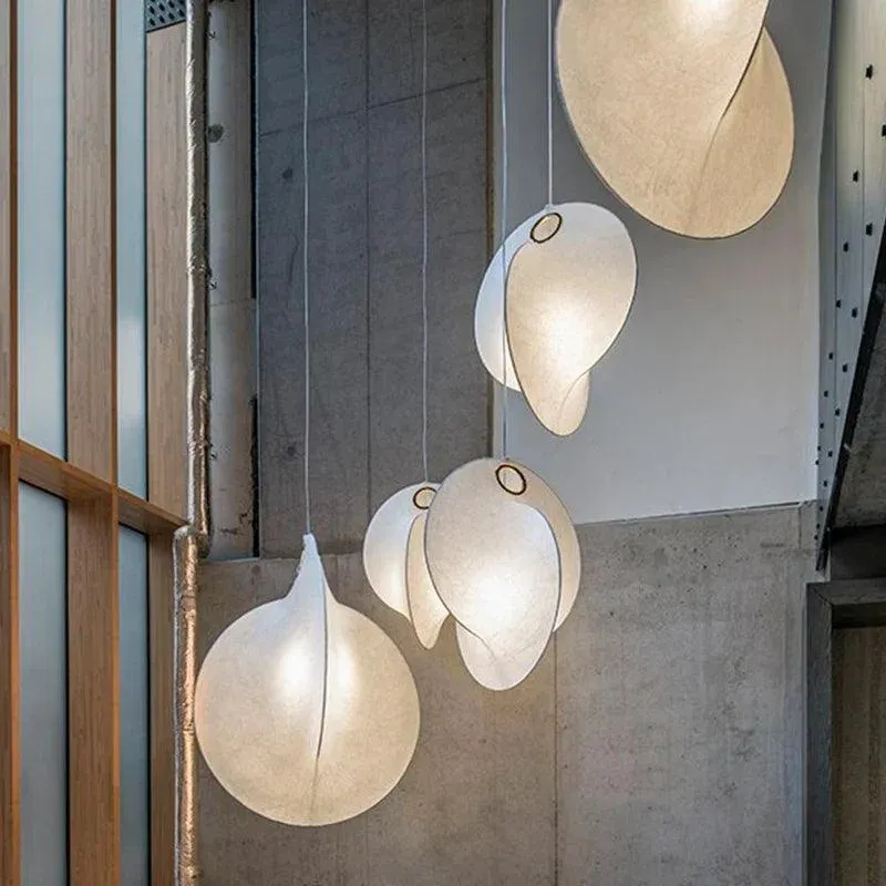 Cocoon Ceiling Lights, Silk Chandelier