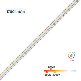 CRI-MAX™ CRI 95  High Brightness LED Flexible Strip 1800K 2700K 3000K - 420 LEDs/m - 5m/Reel