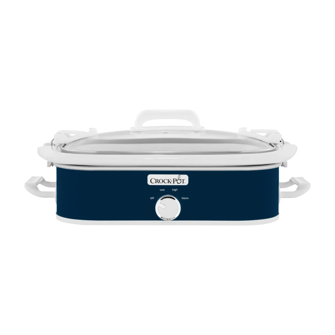 Crock-Pot Casserole Crock Series SCCPCCM350-BL Slow Cooker, 3.5 qt Capacity, Manual Control, Midnight Blue
