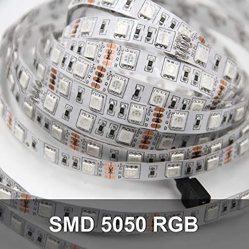 DAYBETTER 5050 RGB Infrared Remote Control Color Changing 50ft Led Strip Lights