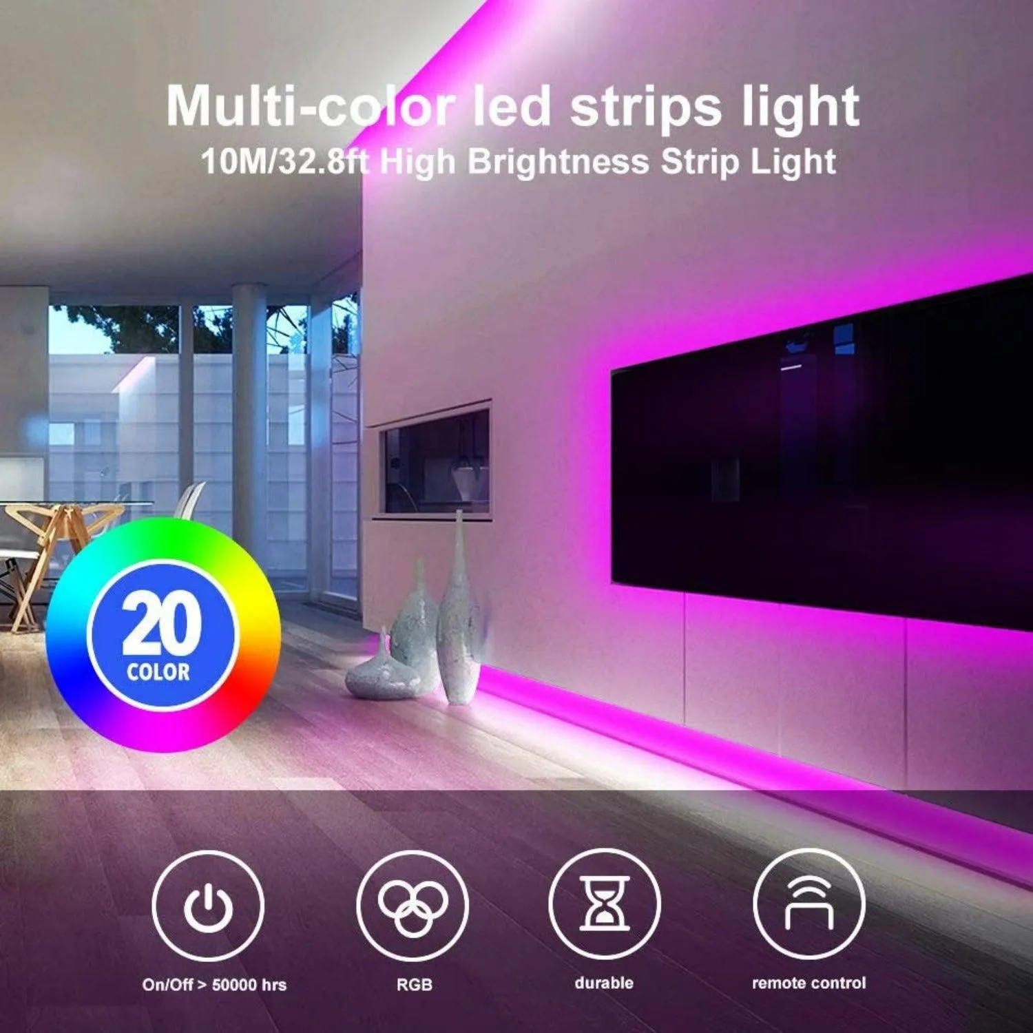 Daybetter IR LED Strip Lights 32.8ft (2*16.4ft)