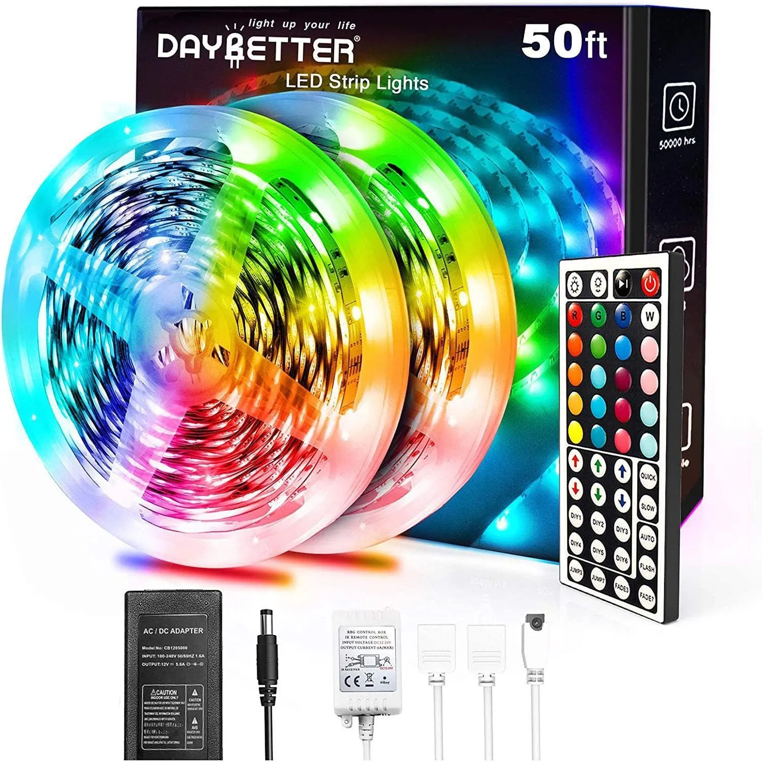 Daybetter IR LED Strip Lights 50ft (2*25ft)