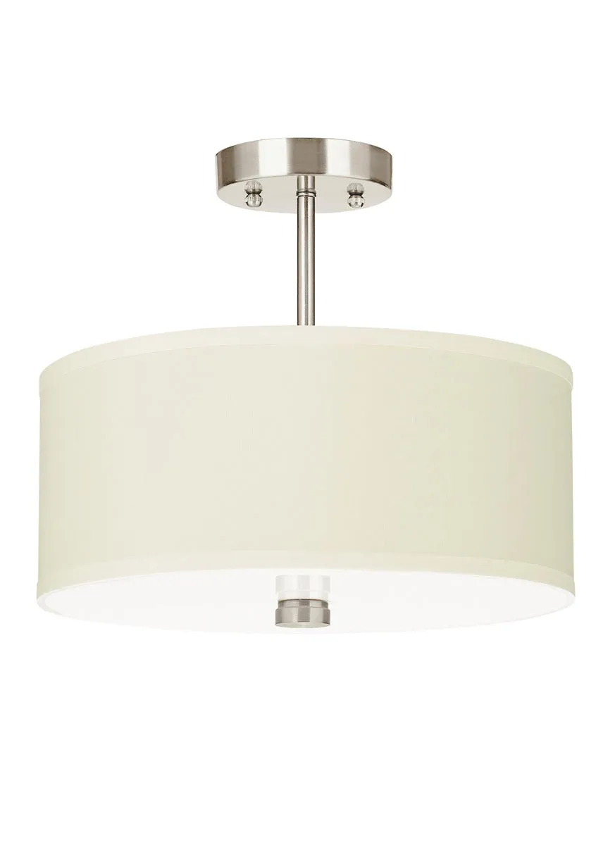 Dayna Shade 2-Light Flush/Semi-Flush Convertible