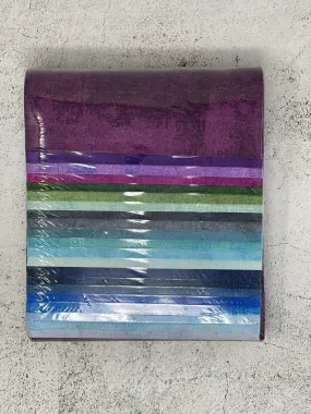 Dry Brush "Cool" Vegas Strips 21pc - 6.5" Strips