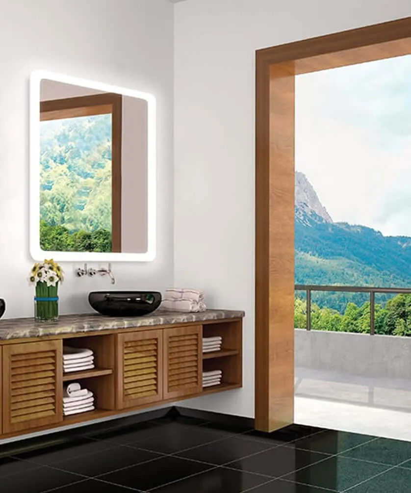 Electric Mirror Eyla LED Bathroom Mirror with Optional Keen Dimming Technology
