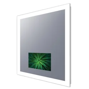 Electric Mirror SIL-215-AV-5442 Silhouette 54w x 42h Lighted Mirror TV with 21" TV