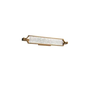 Emblem 28 in. LED Bath Bar Brass Finish