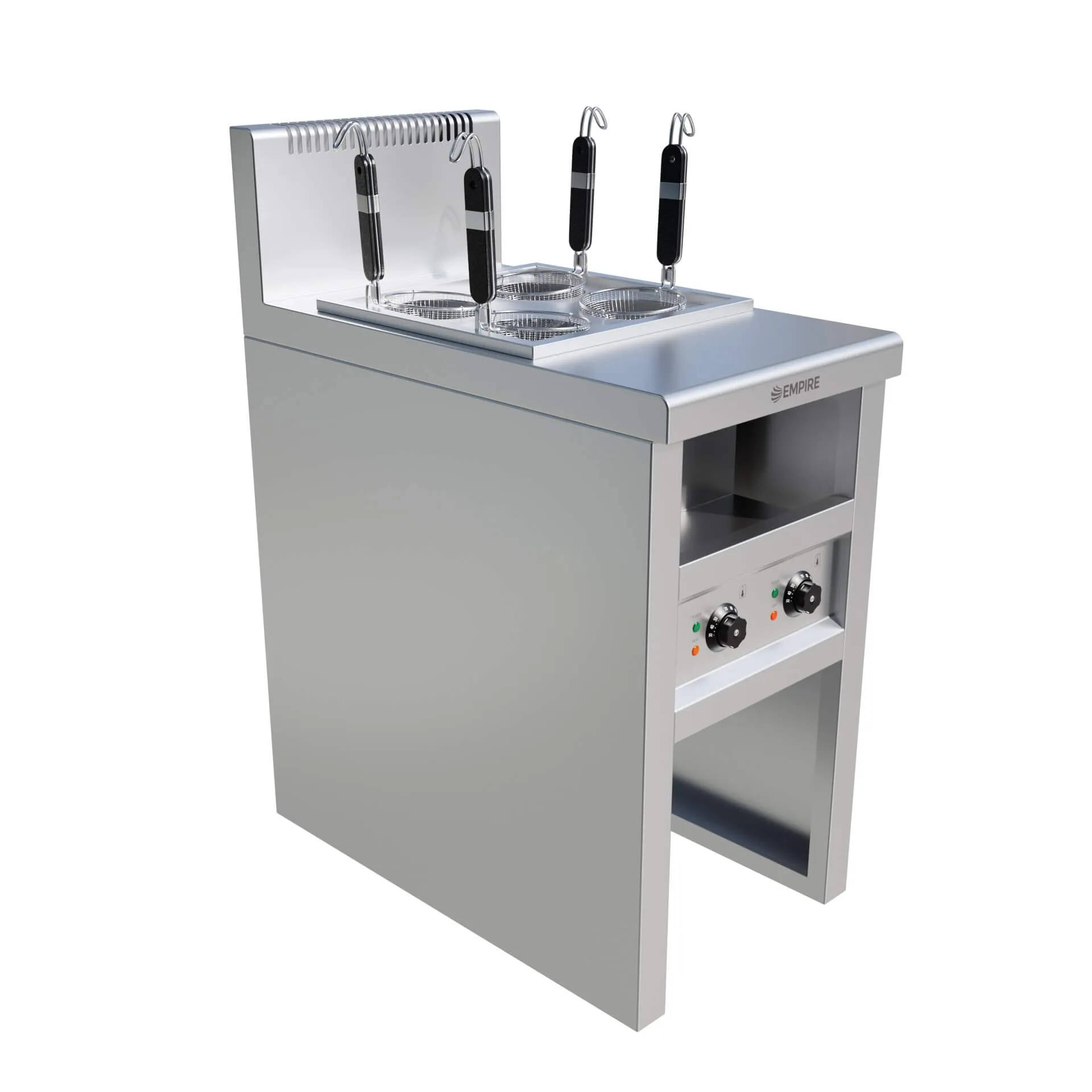 Empire Electric Floor Standing Pasta Cooker Boiler with 4 Straining Baskets - EMP-FSPC4