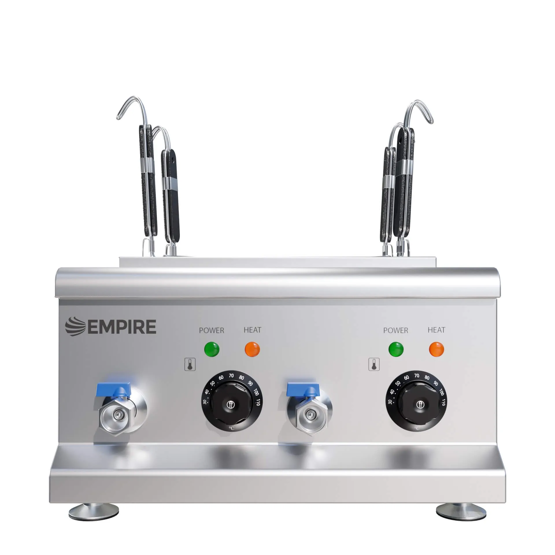 Empire Electric Pasta Cooker Boiler with 4 Straining Baskets - EMP-CPC-4