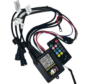 Empire Offroad LED Highland Series 4 Zone RGB W Bluetooth Control Box and RF Remote