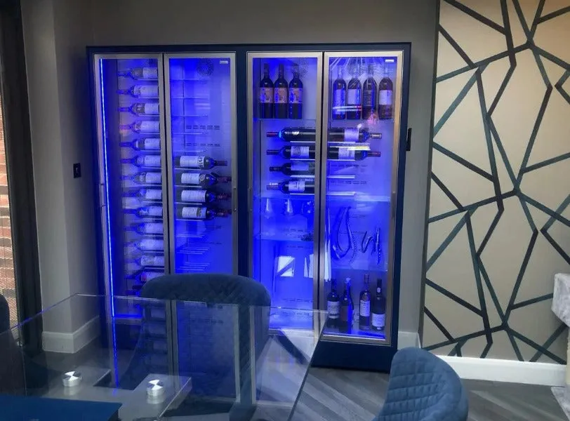 EXPO Mod 10 - Built in / Freestanding Wine Wall MD-12 - Home