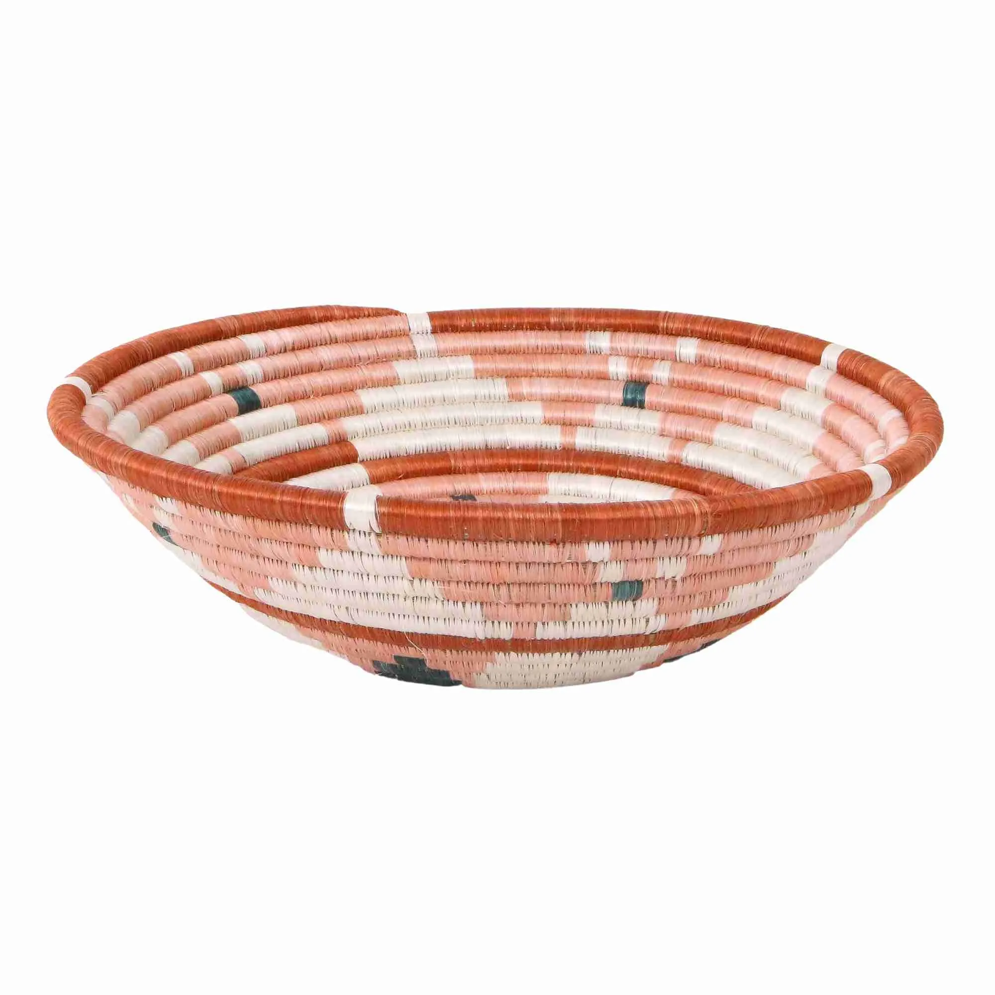 Extra Large 35cm Coral Blossom Basket for Storage & Decor