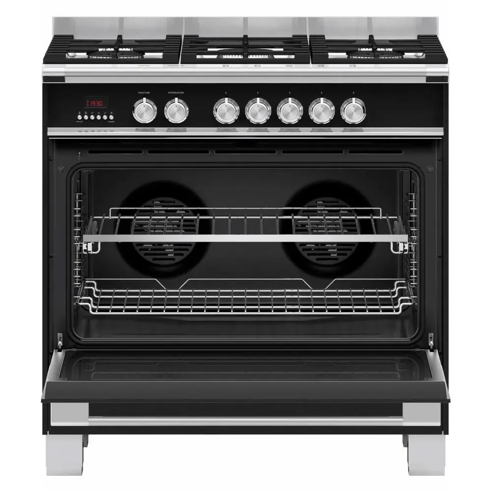 Fisher & Paykel Series 7 OR90SCG4B1 90cm Dual Fuel Range Cooker - Black