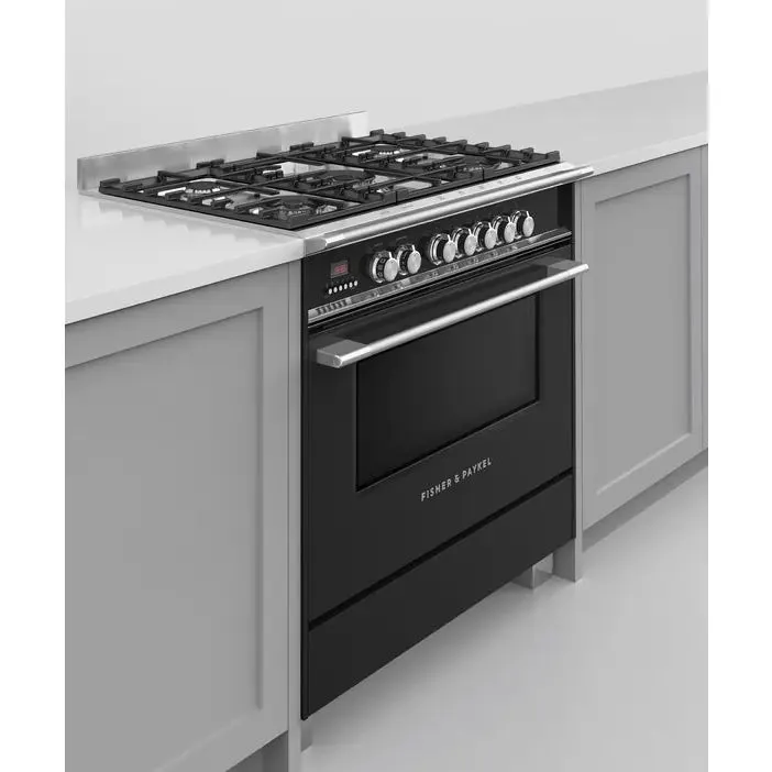Fisher & Paykel Series 7 OR90SCG4B1 90cm Dual Fuel Range Cooker - Black