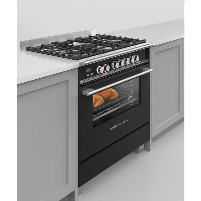 Fisher & Paykel Series 7 OR90SCG4B1 90cm Dual Fuel Range Cooker - Black