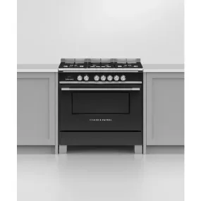 Fisher & Paykel Series 7 OR90SCG4B1 90cm Dual Fuel Range Cooker - Black