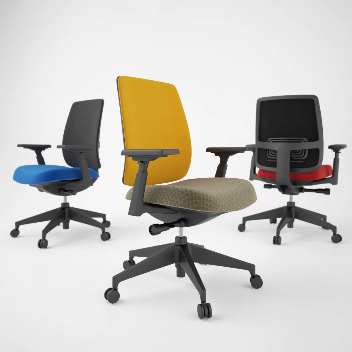 FREE Haworth Lively Task Office Chair 3D Model