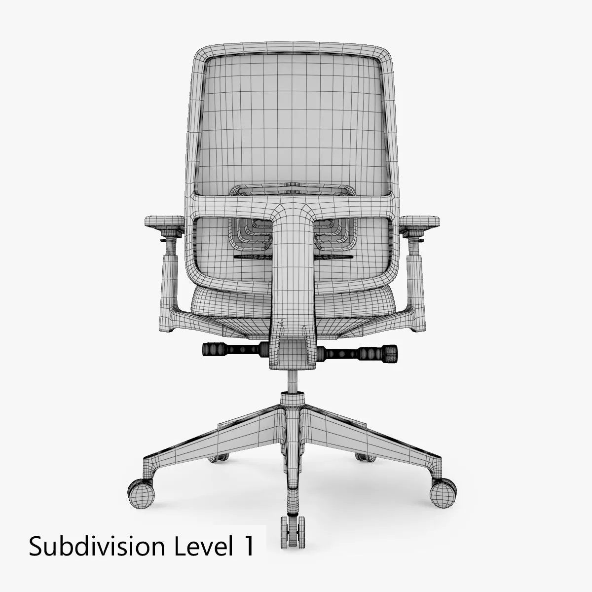 FREE Haworth Lively Task Office Chair 3D Model