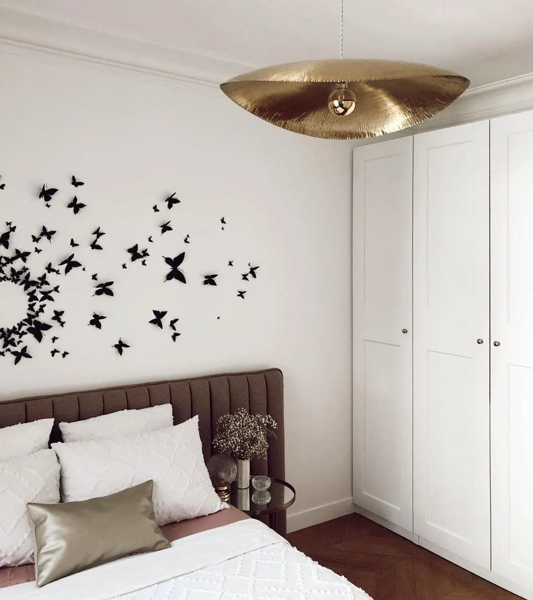 Hammered Brass Suspension Light