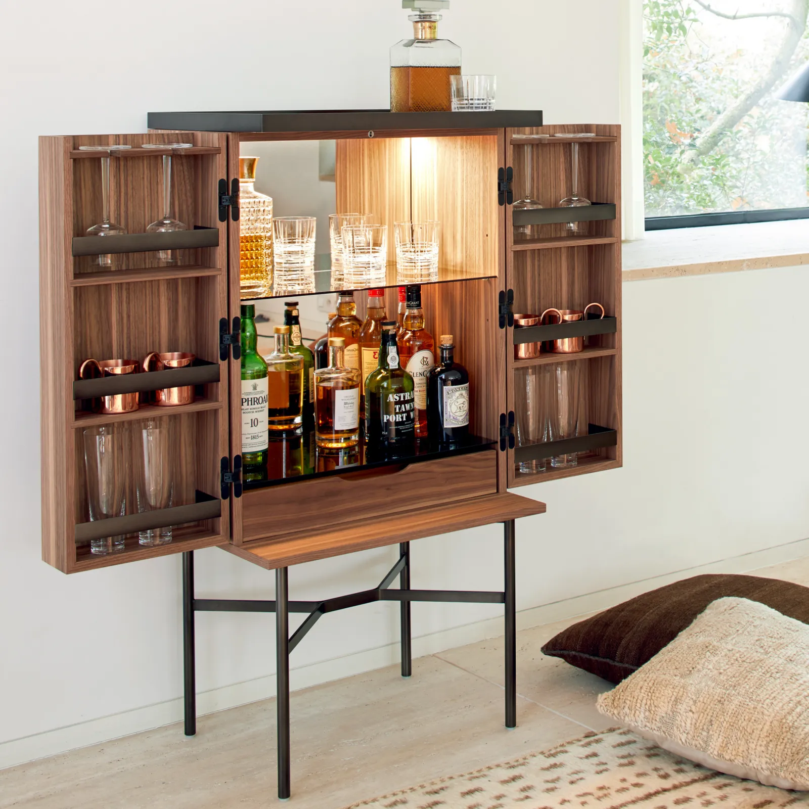 Harri Slim High | Bar Cabinet