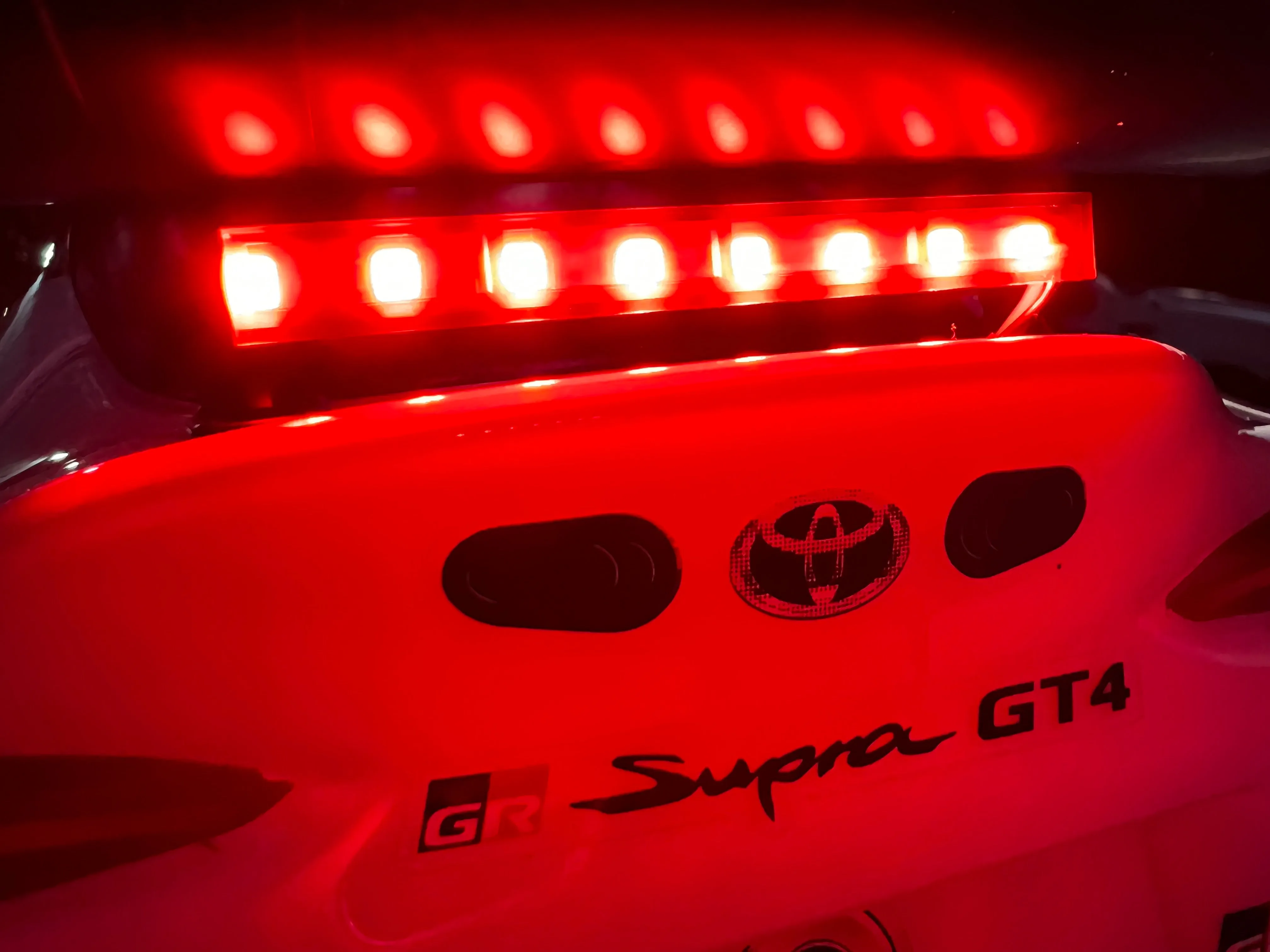 Headlights and Stop Light bar for Traxxas Toyota Supra 4 Tec 3.0 Plug and Play No Glue Needed