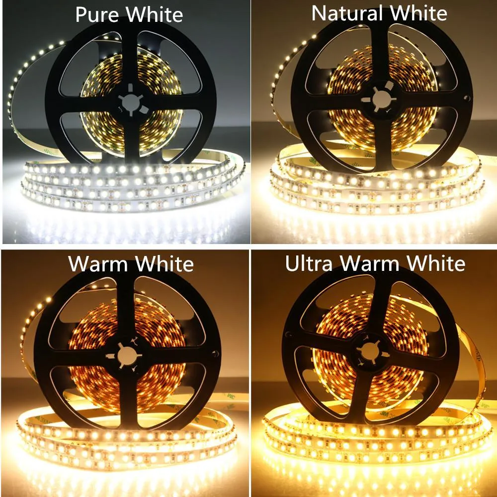High CRI 90 LED light strips 5Meter (16.4ft) SMD3528-600 120 LEDs 600lm/Mtr Flexible LED Strips