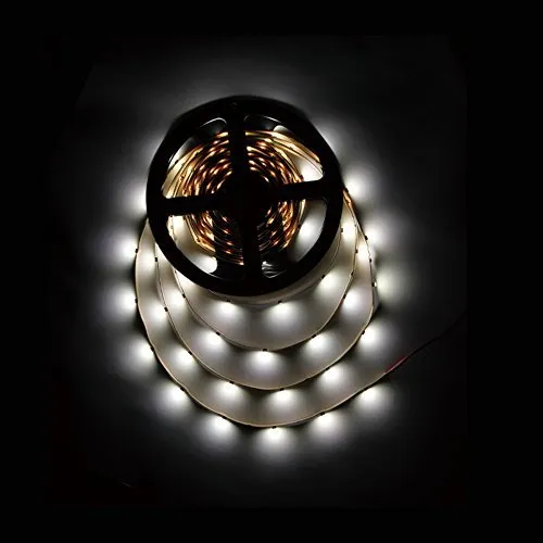 High CRI90 Flexible LED Strips,  DC 12V 5Meter Roll Strip, SMD3528-150 30 150LM LEDs Per Meter, 8mm Wide Tape