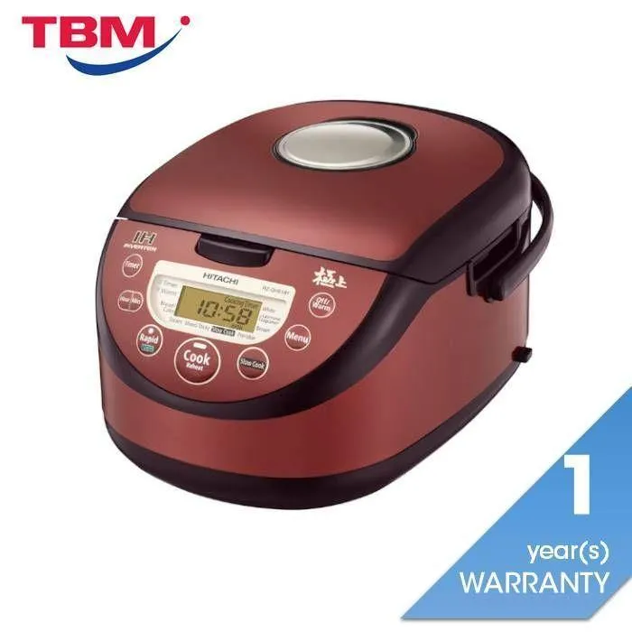 Hitachi RZ-GHE18Y Jar Rice Cooker 1.8L Induction Heater Red