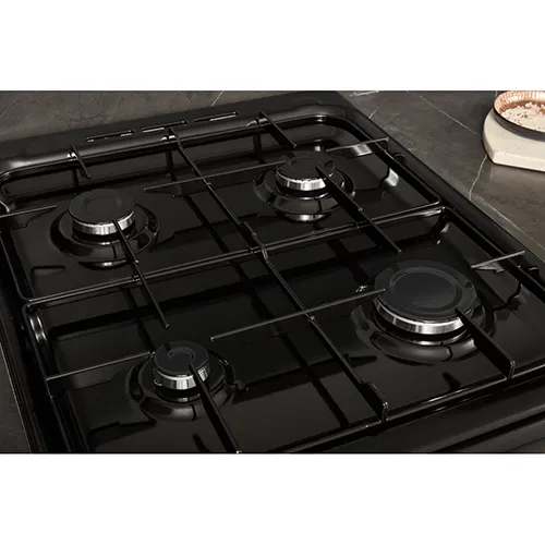 Hotpoint 50CM Freestanding Gas Double Cooker - Black | HD5G00KCB/UK