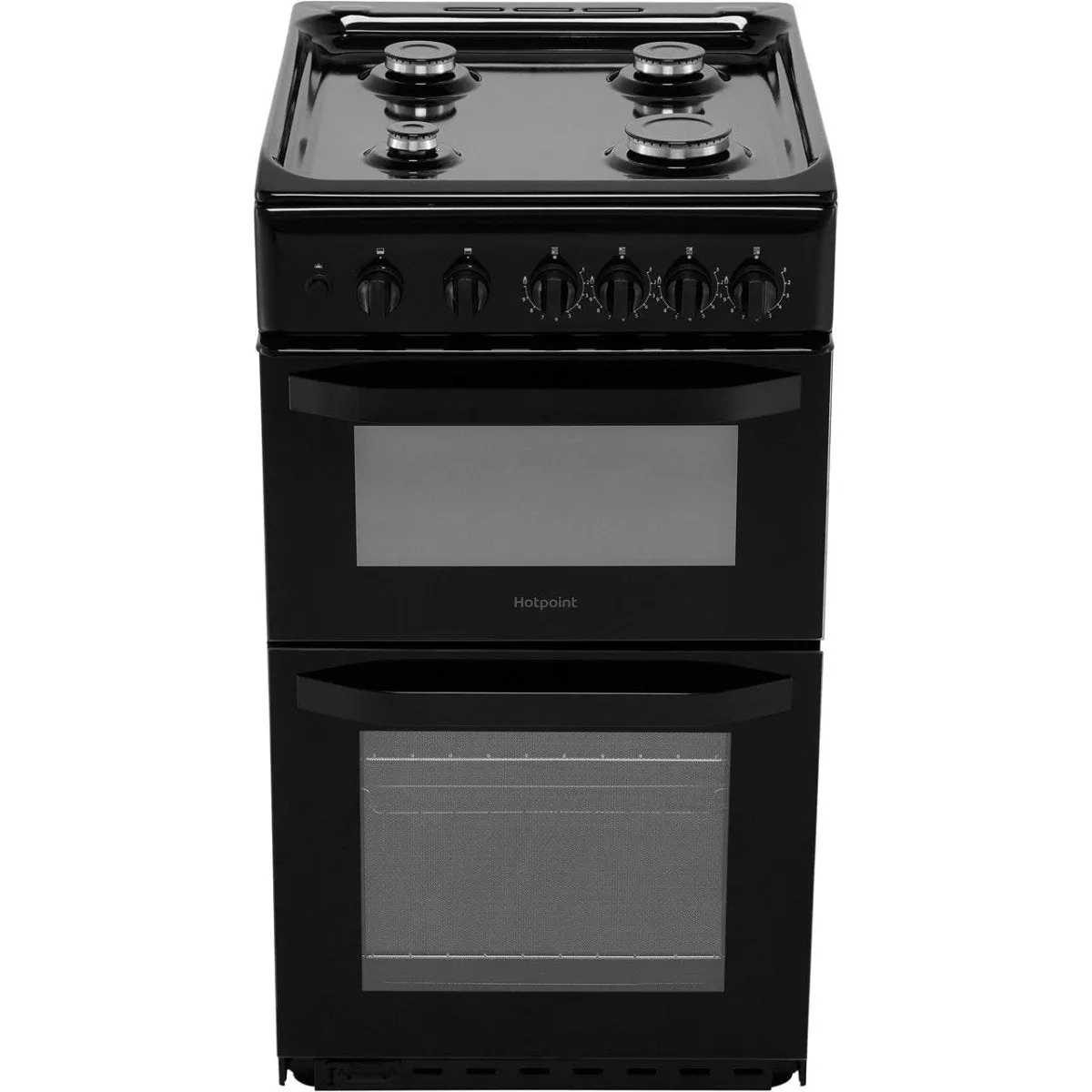 Hotpoint Cloe HD5G00KCW 50cm Gas Cooker with Full Width Gas Grill - White