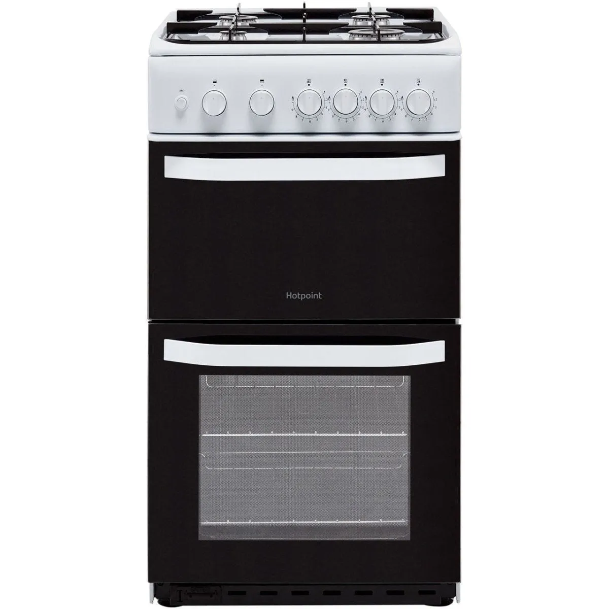 Hotpoint Cloe HD5G00KCW 50cm Gas Cooker with Full Width Gas Grill - White