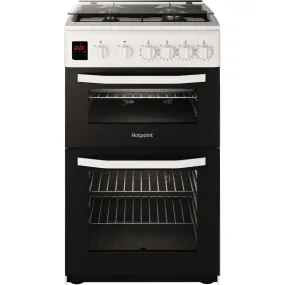 Hotpoint HD5G00CCW/UK Freestanding cooker Gas White A 