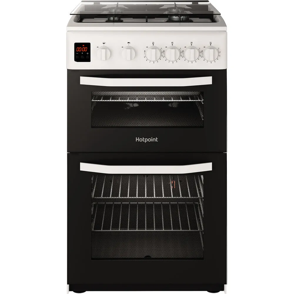 Hotpoint HD5G00CCW/UK Freestanding cooker Gas White A 