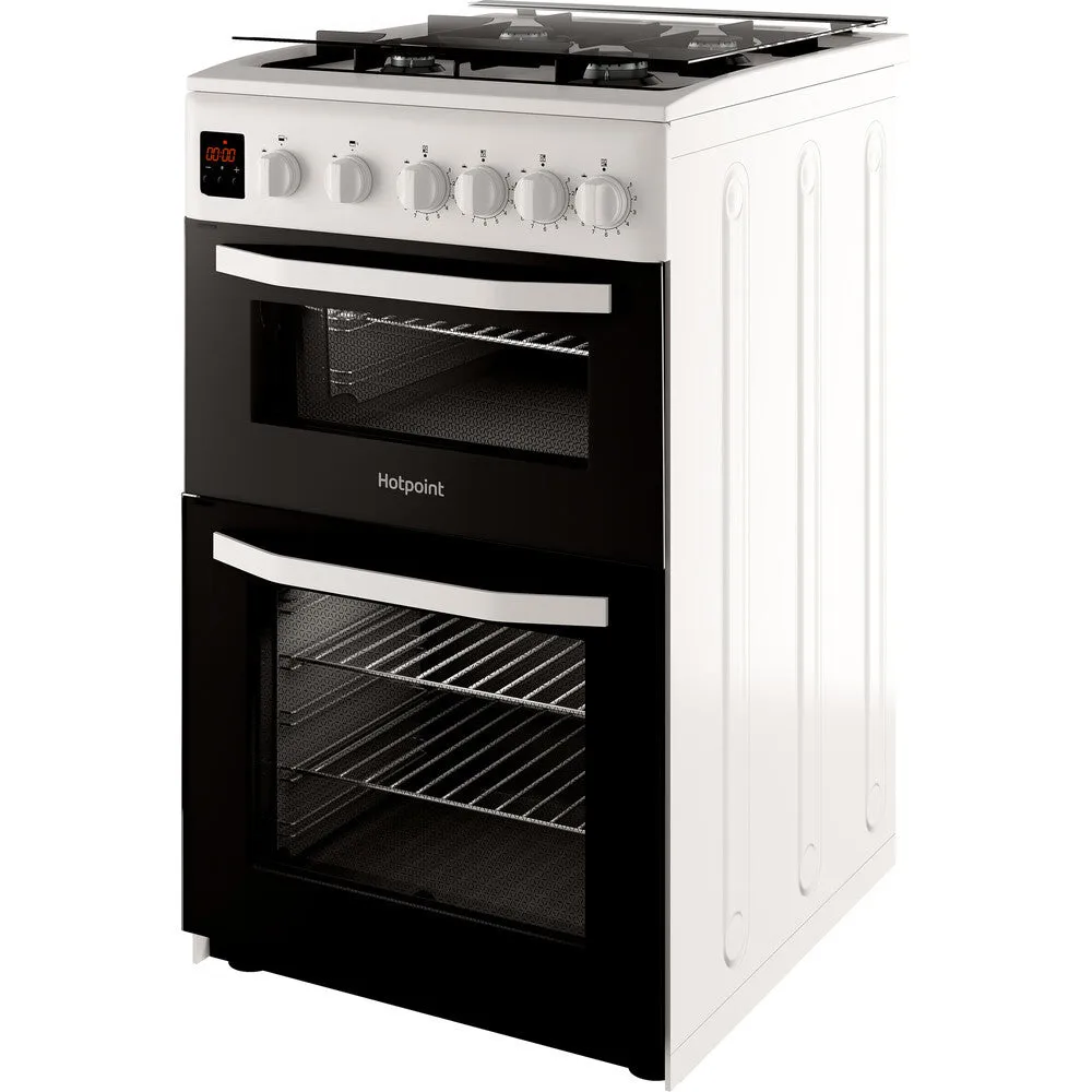 Hotpoint HD5G00CCW/UK Freestanding cooker Gas White A 