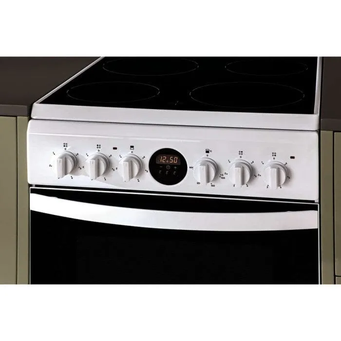 Hotpoint HD5V93CCW 50cm Double Oven Electric Cooker With Ceramic Hob - White