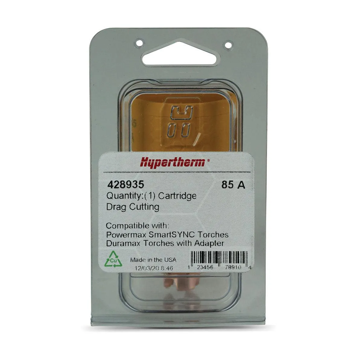 Hypertherm 85A SmartSYNC Cartridge Drag Cutting - 428935
