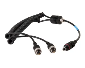 IKELITE MANUAL DUAL SYNC CORD - 2 IKELITE STROBES TO NIKONOS BULKHEAD