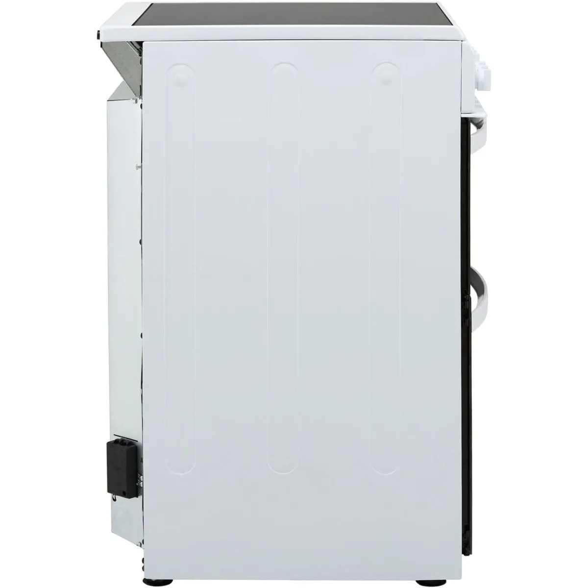 Indesit Cloe ID5V92KMW Twin Cavity Electric Cooker with Ceramic Hob - White - A Rated